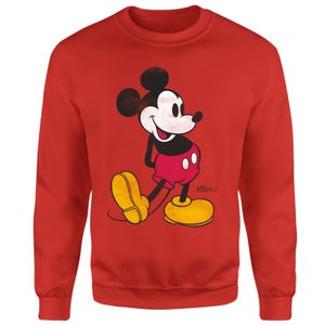 Mickey Mouse Classic Kick Sweatshirt - Red