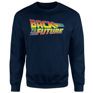 Back To The Future Classic Logo Sweatshirt - Navy