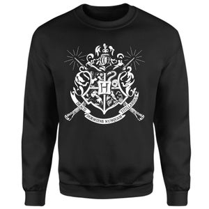 Harry Potter Hogwarts House Crest Sweatshirt - Black