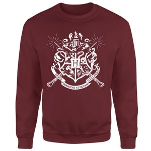 Harry Potter Hogwarts House Crest Sweatshirt - Burgundy