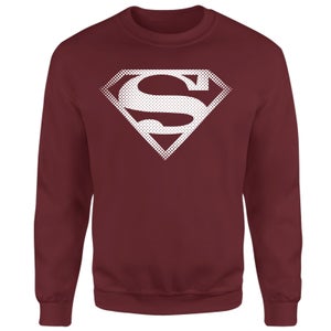 Superman Spot Logo Sweatshirt - Burgundy