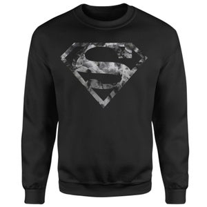 Sudadera con logotipo de Superman de Marble - Negro