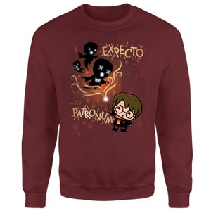 Harry Potter Kids Expecto Patronum Sweatshirt - Burgundy