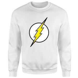 Justice League Flash Logo Sweatshirt - White