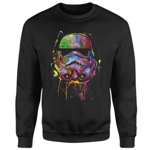 Star Wars Paint Splat Stormtrooper Sweatshirt - Black