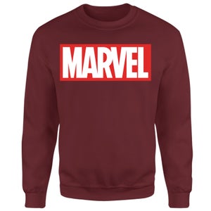 Marvel Logo Sweatshirt - Burgundy