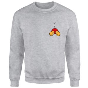 Disney Mickey Mouse Backside Sweatshirt - Grey