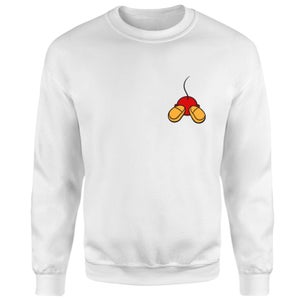 Disney Mickey Mouse Backside Sweatshirt - White