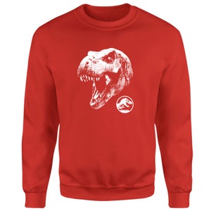 Jurassic Park T Rex Sweatshirt - Red