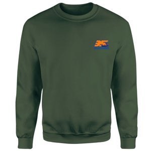 Back To The Future 35 Hill Valley Front Sweatshirt - Green