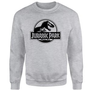 Jurassic Park Logo Sweatshirt - Grey