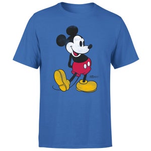 Mickey Mouse Classic Kick Men's T-Shirt - Blue