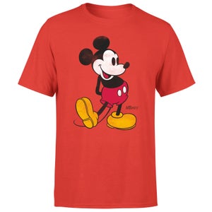 Mickey Mouse Classic Kick Men's T-Shirt - Red