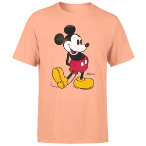 Mickey Mouse Classic Kick Men's T-Shirt - Coral