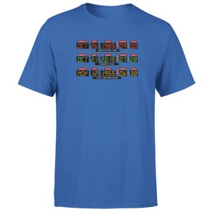 Camiseta Back To The Future Destination Clock - Hombre - Azul