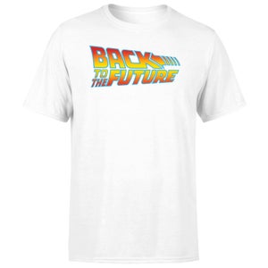 Back To The Future Classic Logo Men's T-Shirt - White