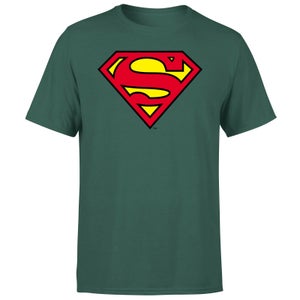 Camiseta con escudo oficial de Superman para hombre - Verde