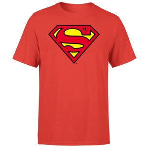 Official Superman Shield Men's T-Shirt - Red