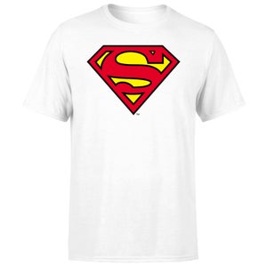 Official Superman Shield Men's T-Shirt - White