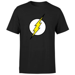 Justice League Flash Logo Men's T-Shirt - Black