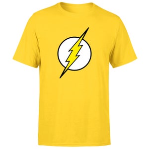 Justice League Flash Logo Men's T-Shirt - Yellow