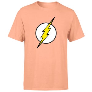Justice League Flash Logo Men's T-Shirt - Coral