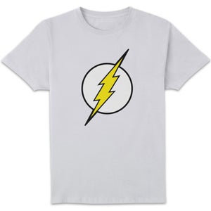 Justice League Flash Logo Men's T-Shirt - White
