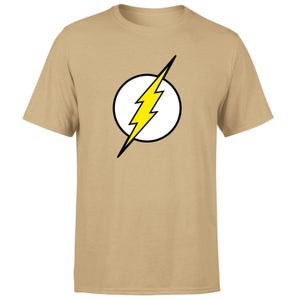 Justice League Flash Logo Men's T-Shirt - Tan