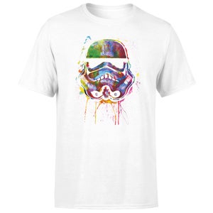 Camiseta Paint Splat Stormtrooper para hombre de Star Wars - Blanco