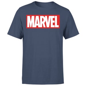 Marvel Logo Men's T-Shirt - Navy
