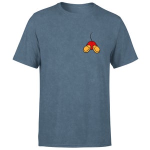 Disney Mickey Mouse Backside Men's T-Shirt - Navy Acid Wash