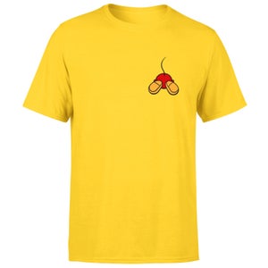 Disney Mickey Mouse Backside Men's T-Shirt - Yellow