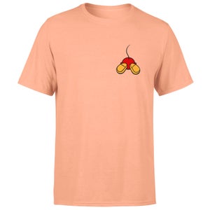 Disney Mickey Mouse Backside Men's T-Shirt - Coral