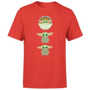 Camiseta The Child Poses para hombre de The Mandalorian - Rojo