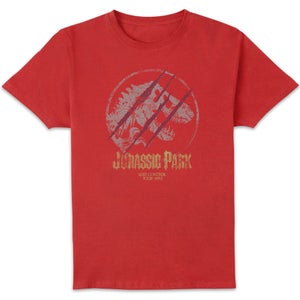 Jurassic Park Lost Control Men's T-Shirt - Red