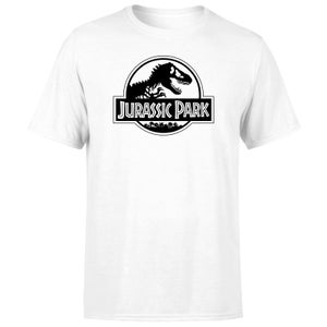 Jurassic Park Logo Men's T-Shirt - White