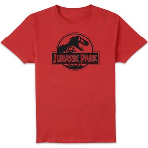 Jurassic Park Logo Men's T-Shirt - Red