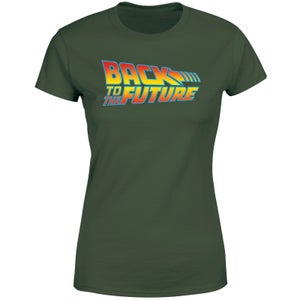 Back To The Future Classic Logo Women's T-Shirt - Green