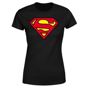 Camiseta Superman Shield para mujer - Negro