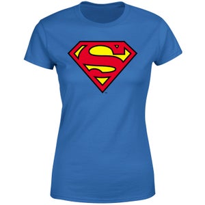 Official Superman Shield Women's T-Shirt - Blue