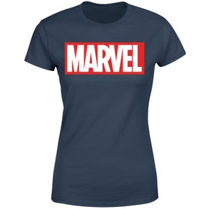 Marvel Logo Women's T-Shirt - Navy
