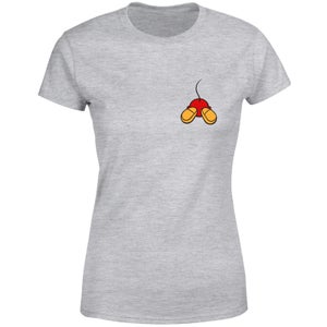Disney Mickey Mouse Backside Women's T-Shirt - Grey
