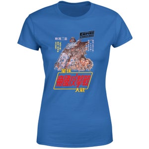 Star Wars Empire Strikes Back Kanji Poster Women's T-Shirt - Blue