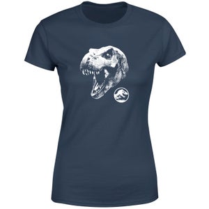 Jurassic Park T Rex Women's T-Shirt - Navy