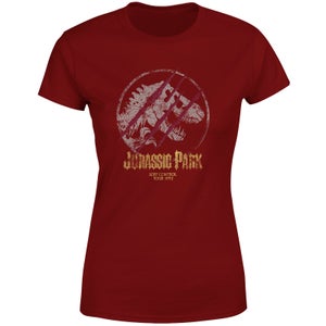 Jurassic Park Lost Control Women's T-Shirt - Burgundy