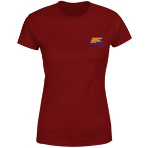 Back To The Future 35 Hill Valley Front Women's T-Shirt - Burgundy