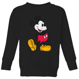 Disney Mickey Mouse Classic Kick Kids' Sweatshirt - Black