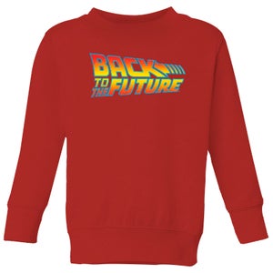 Sudadera para niños Classic Logo de Back To The Future - Rojo