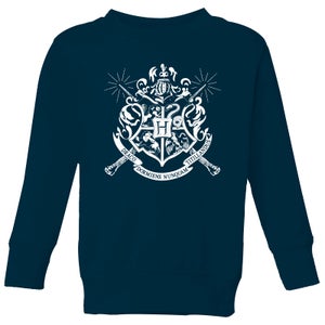 Harry Potter Hogwarts House Crest Kids' Sweatshirt - Navy