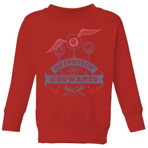Harry Potter Quidditch At Hogwarts Kids' Sweatshirt - Red